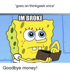 spongebob without money