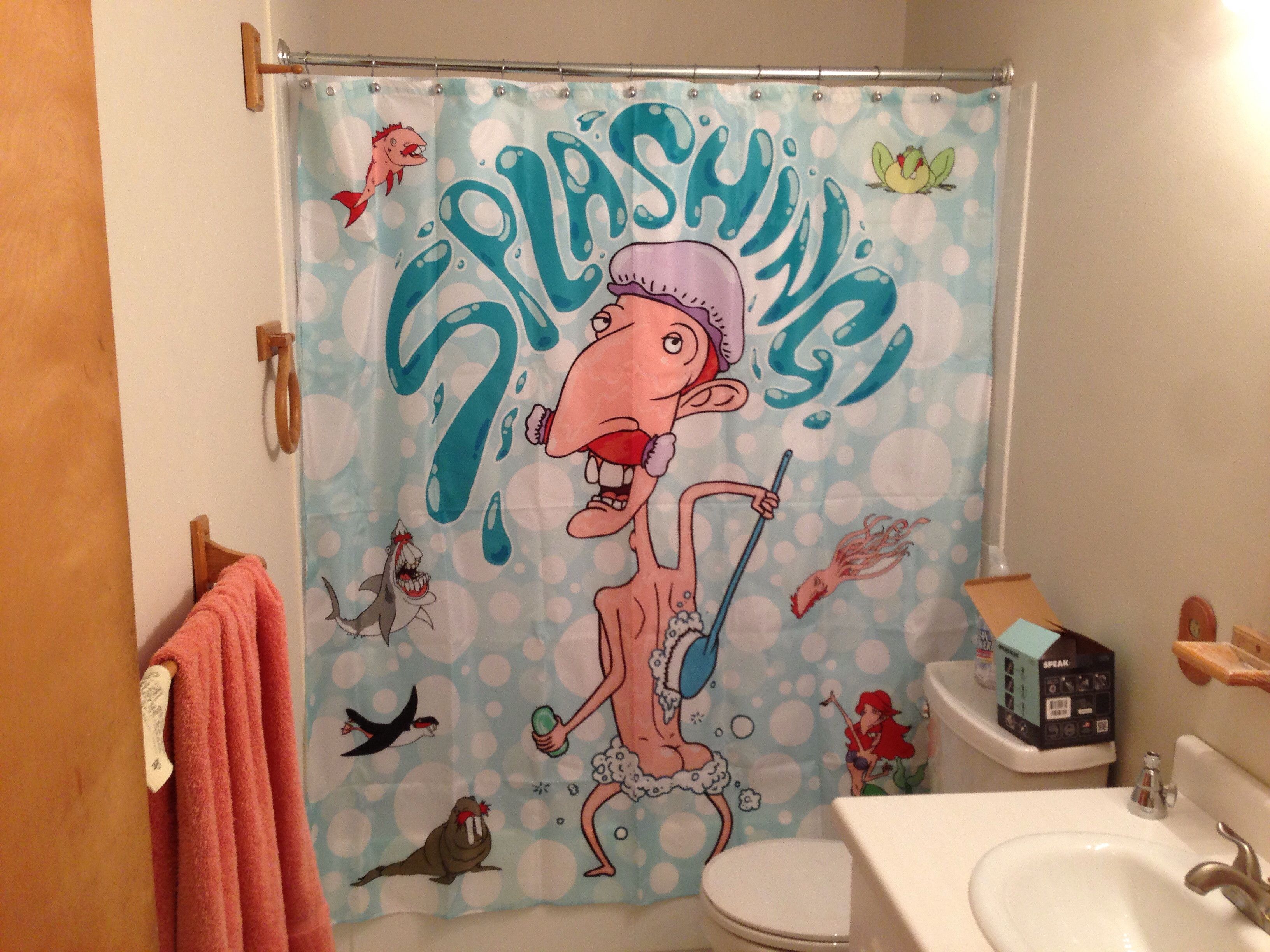 Another awesome shower curtain. 